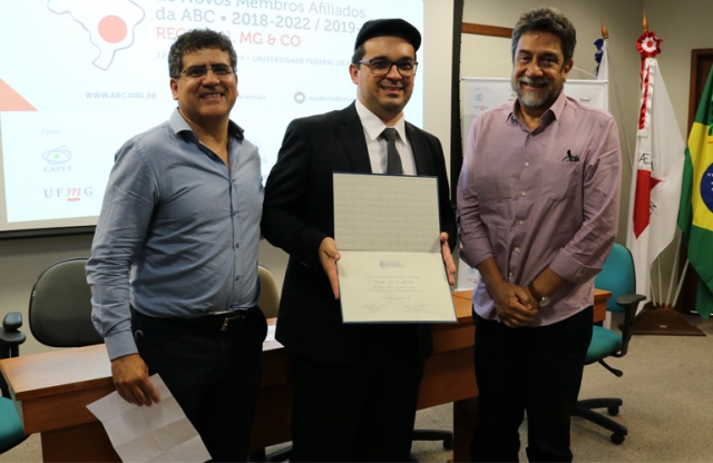 Mauro Martins Teixeira, Wendell Karlos Tomazelli Coltro e Virgilio Almeida (Diretor da ABC)