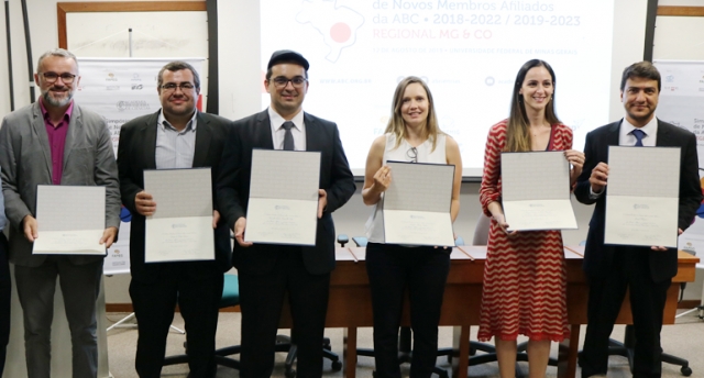 Novos Membros Afiliados da ABC - Regional MG & CO (períodos 2018-2022 e 2019-2023)